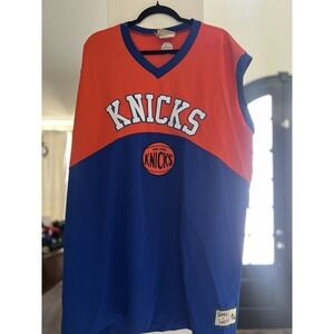 Majestic Hardwood Classics New York Knicks‎ Basketball Shirt Jersey Adult 3XL